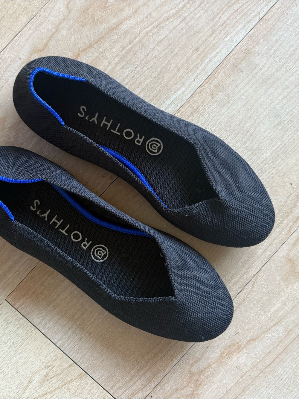 Rothy's Black Ballet Flats